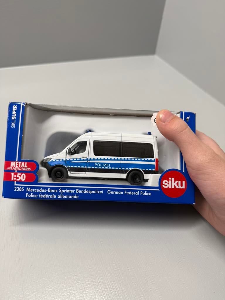 Siku mb politie auto 2305, Ophalen of Verzenden, Gebruikt, Auto, SIKU