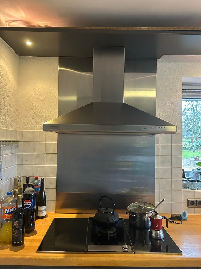 Imperial/Miele Afzuigkap 90cm - Schouwkap, Ophalen, Gebruikt, Wandschouwkap, Motor