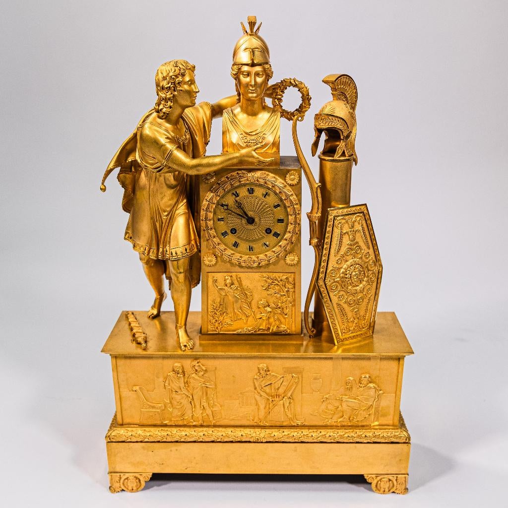 Pendule Minerva. Charles X, Ophalen