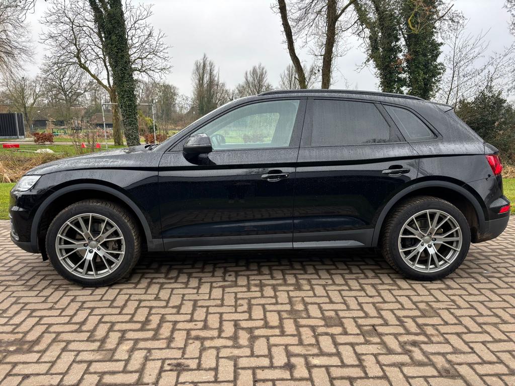 Audi Q5 2.0 Tfsi Quattro 252pk S Tronic 2018 Zwart, Auto's, Audi, 4 cilinders, Zwart, Particulier, SUV of Terreinwagen