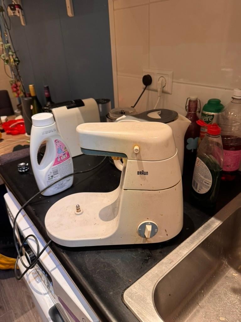 Braun KM 32 Overcompleet, Witgoed en Apparatuur, 2 tot 3 liter, Ophalen, Gebruikt, 3 snelheden of meer