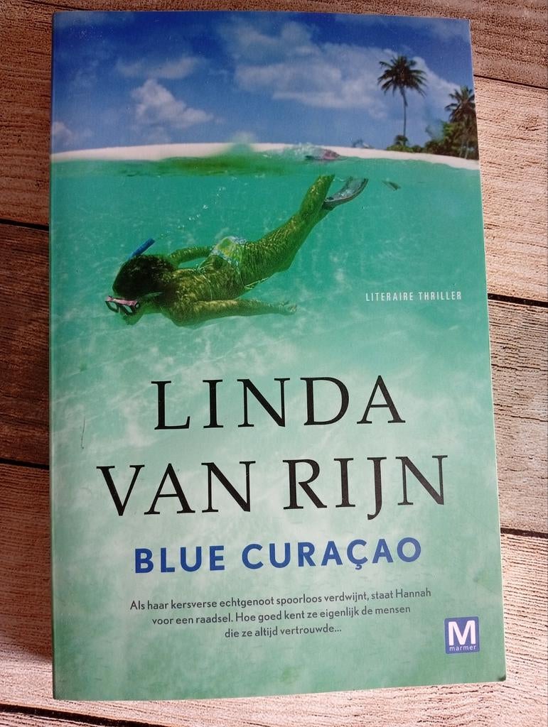 Blue Curaçao - Linda van Rijn - Literaire Thriller, Ophalen, Zo goed als nieuw, Linda van Rijn, Nederland