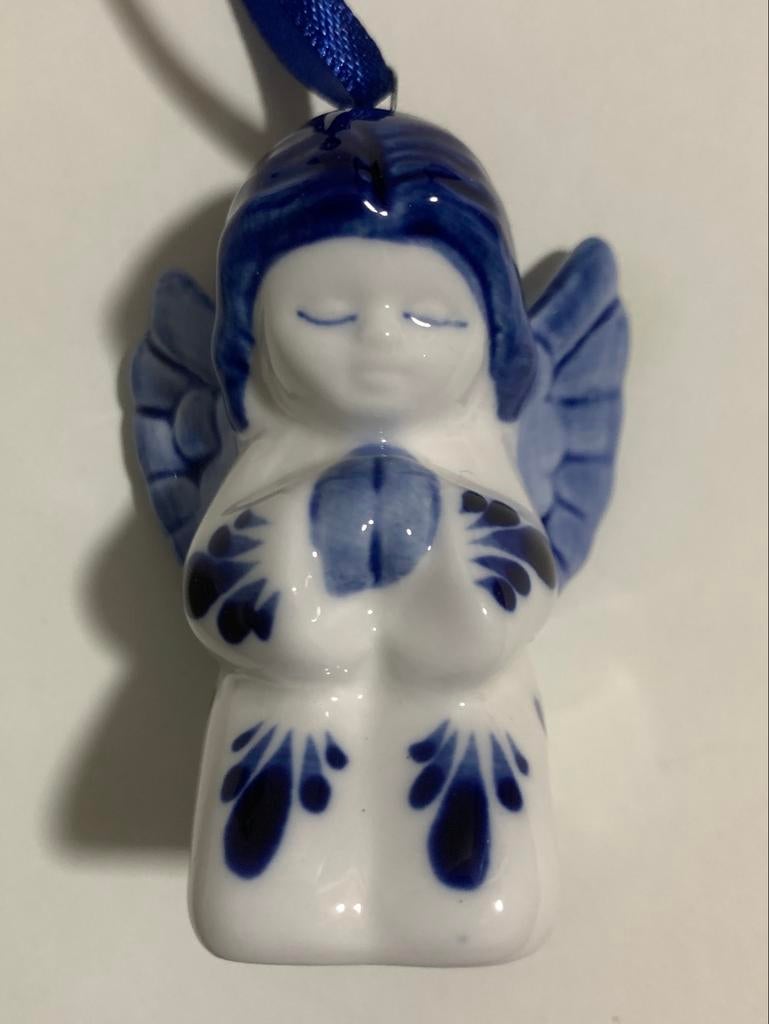 Delfts Blauwe Engel Hangers engeltjes delfts blauw, Diversen, Kerst, Ophalen of Verzenden, Nieuw