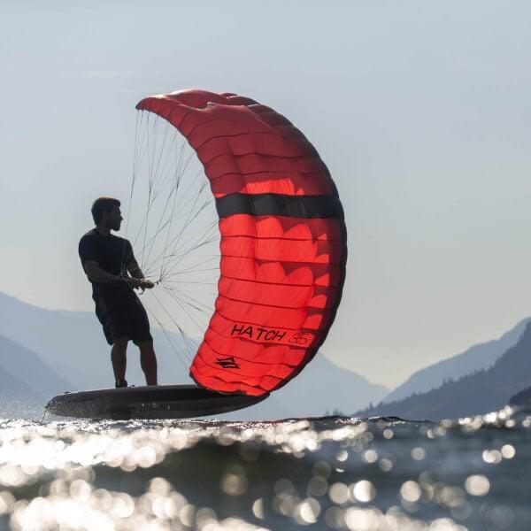 Naish Hatch 3.5m Parawing, Ophalen of Verzenden, Gebruikt, Wingsurf-wing