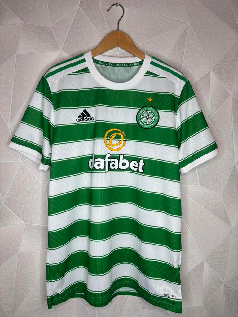 Celtic Thuis 2021/2022, Sport en Fitness, Voetbal, Zo goed als nieuw, Shirt, Maat L, Ophalen of Verzenden