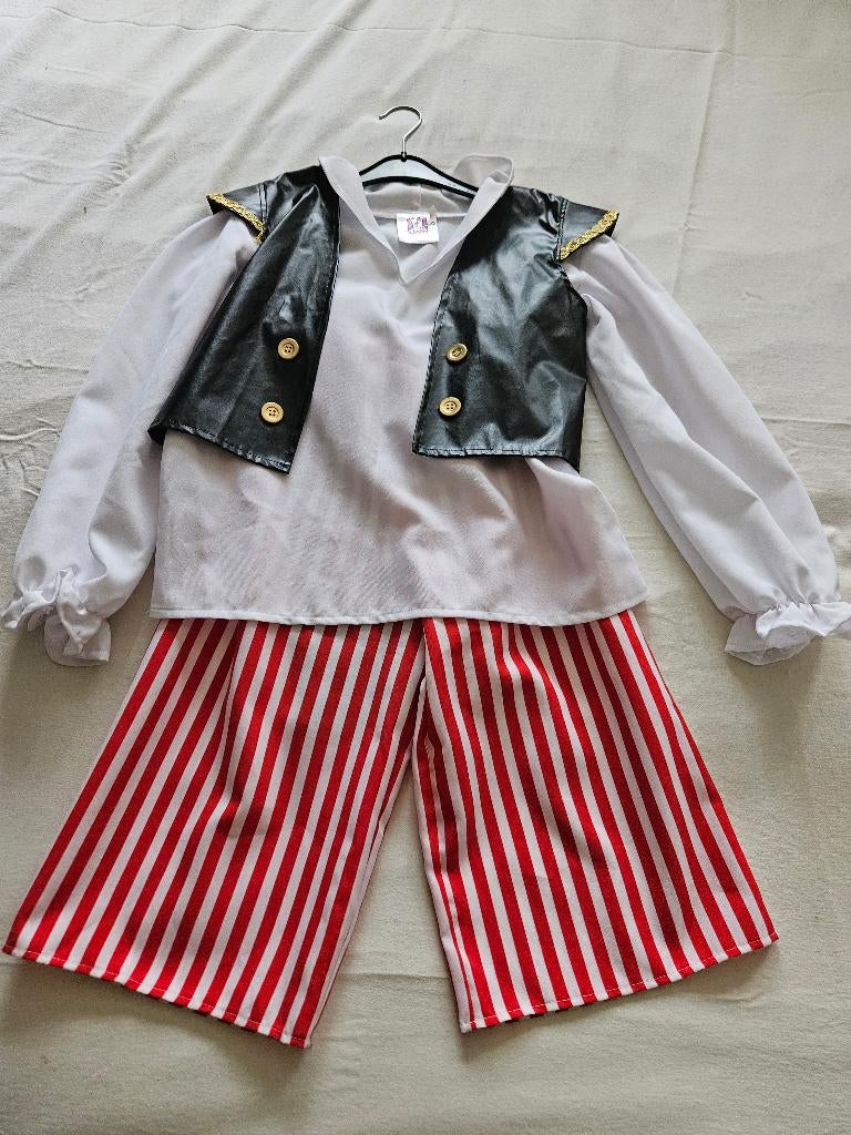 Kinder carnavals pakje piraat, Ophalen of Verzenden, Gebruikt, 146 t/m 152, Jongen