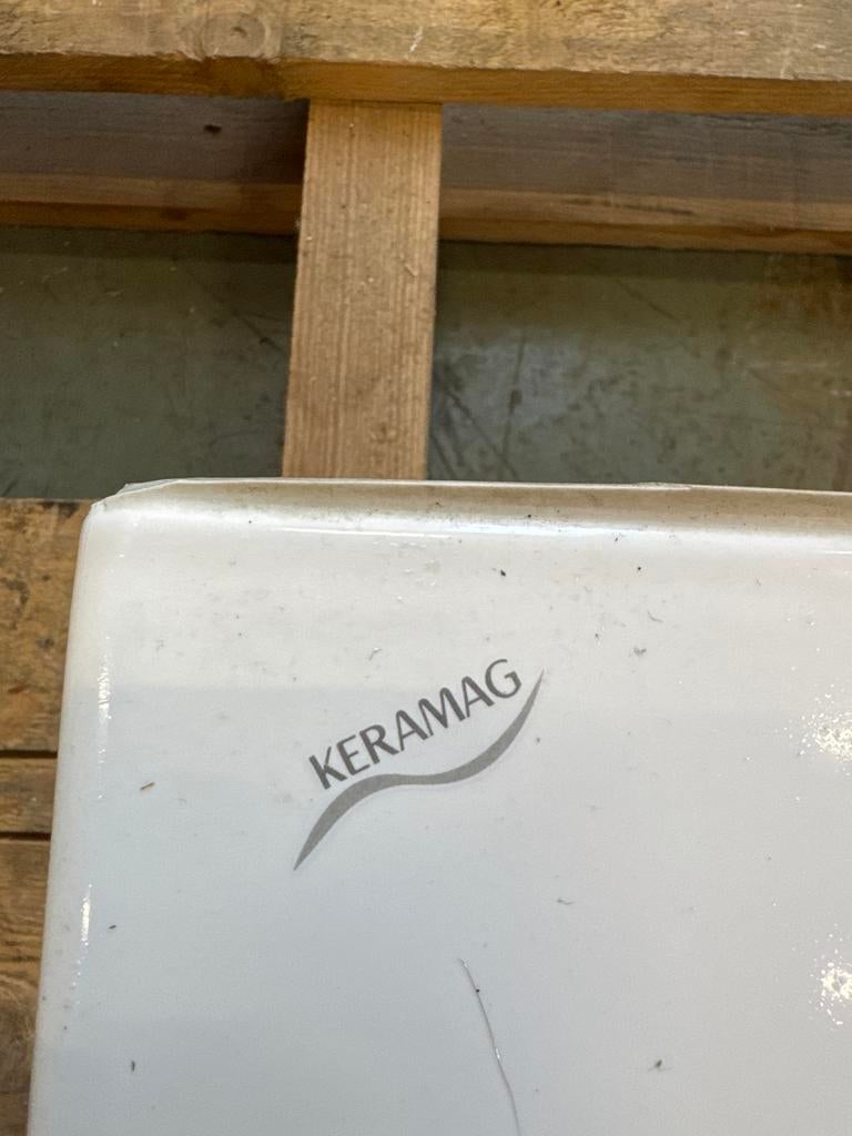 6 Keramag wasbakken, 120x48cm - ideaal voor hobbyruimte!, Ophalen, Gebruikt, 100 tot 150 cm, Nvt