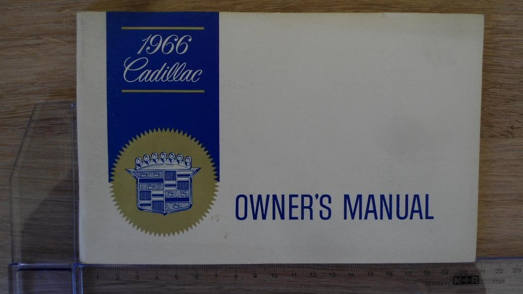 1966 Cadillac. First print original Owner's Manual., Auto diversen, Ophalen of Verzenden