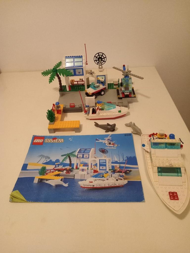 LEGO System Hurricane Harbor & Cabin Cruiser, Ophalen, Gebruikt, Complete set, Lego