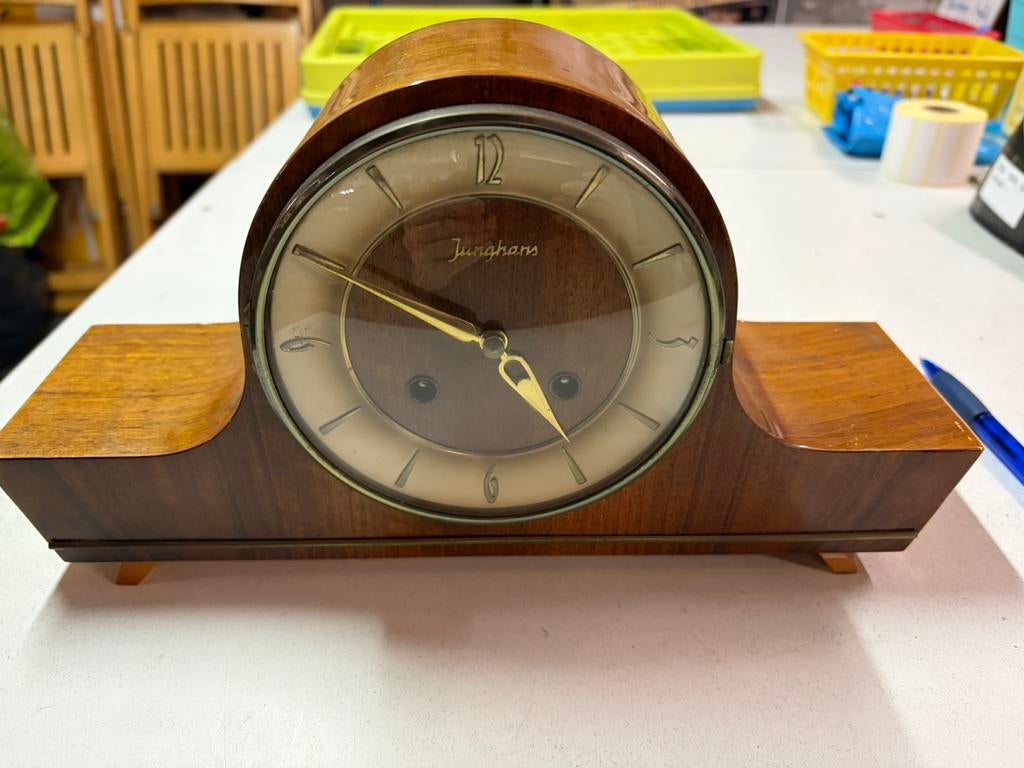 Junghans tafelklok, Antiek en Kunst, Antiek | Klokken, Ophalen of Verzenden