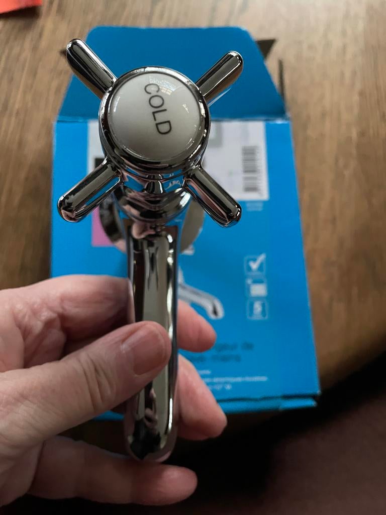 Keukenkraan en fonteinkraantje - Nieuw in doos, Doe-het-zelf en Verbouw, Sanitair, Ophalen of Verzenden, Nieuw, Chroom, Kraan