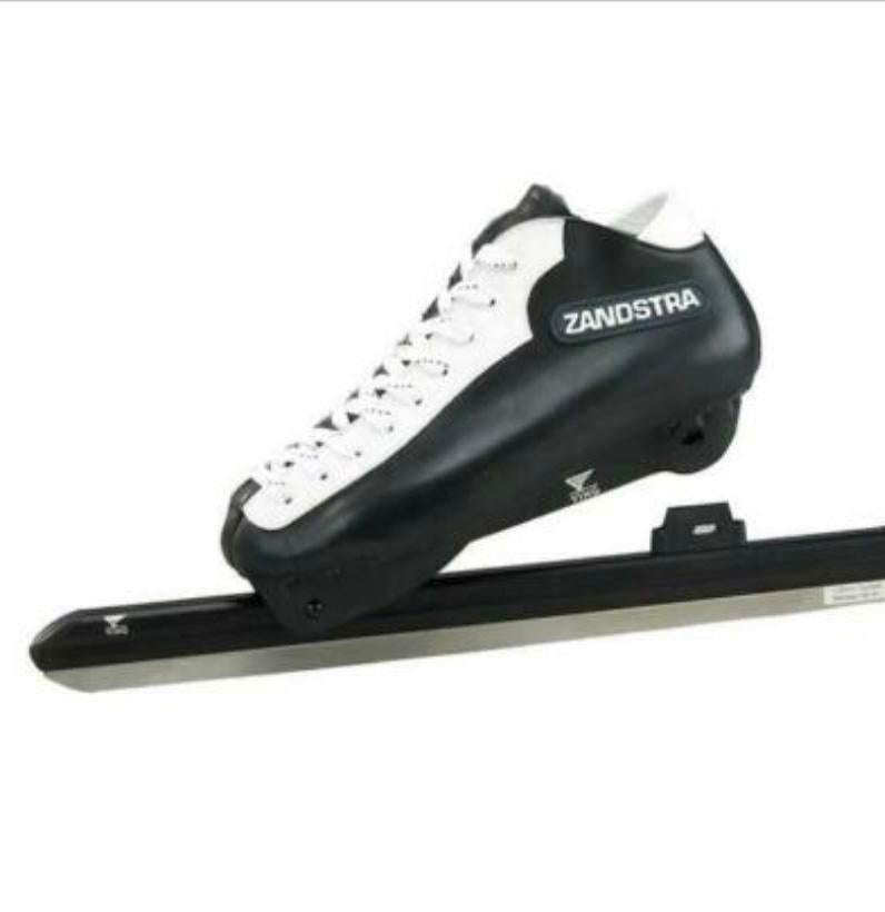 Zandstra klapschaatsen - zo goed als nieuw Maat 43, Sport en Fitness, Schaatsen, Klapschaats, Zandstra, Ophalen of Verzenden, Zo goed als nieuw