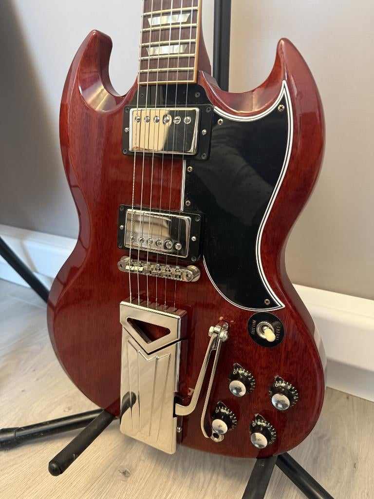 Gibson Custom Shop SG 60th Anniversary (2021) Cherry  Red, Muziek en Instrumenten, Snaarinstrumenten | Gitaren | Elektrisch, Ophalen of Verzenden