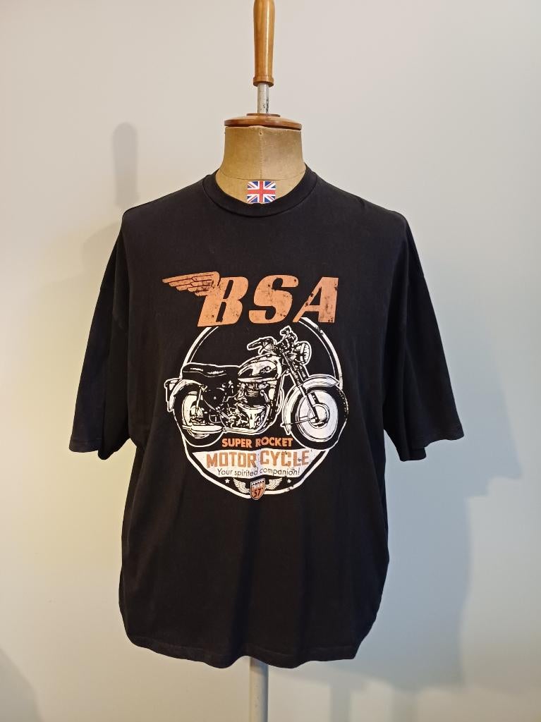 BSA Super Rocket T-shirt maat L katoen, Overige merken, Overige typen, Heren, Ophalen of Verzenden