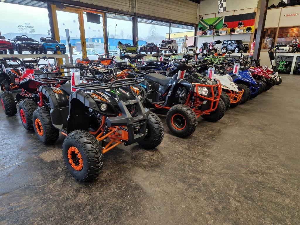 KXD PRO KINDERQUAD ELEKTRISCHE QUAD MINIQUAD PITBIKE CROSS ., 125 cc, 11 kW of minder, 1 cilinder