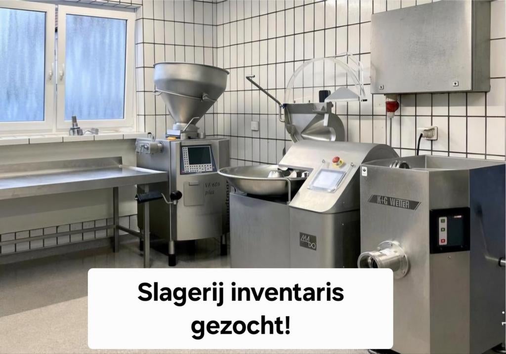 Slagerij inventaris gezocht!, Ophalen