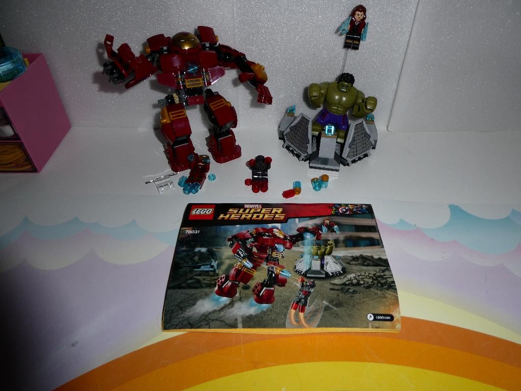 lego super heros De Hulk Buster verplettering 76031, Ophalen of Verzenden, Gebruikt, Complete set, Lego