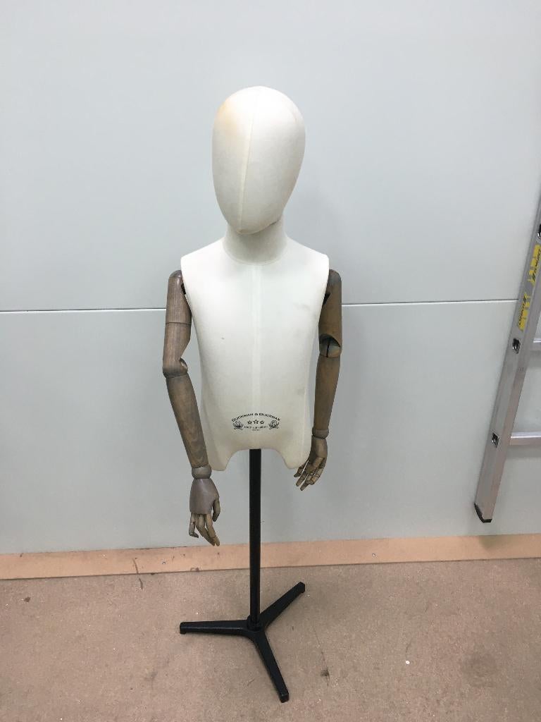 Etalagepop torso kind paspop kleermakersbuste, Ophalen of Verzenden, Gebruikt, Paspop