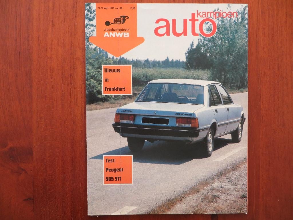 Autokampioen 38 1979 Peugeot 505 STI, Aston Martin Lagonda, Ophalen of Verzenden, Nieuw, Peugeot