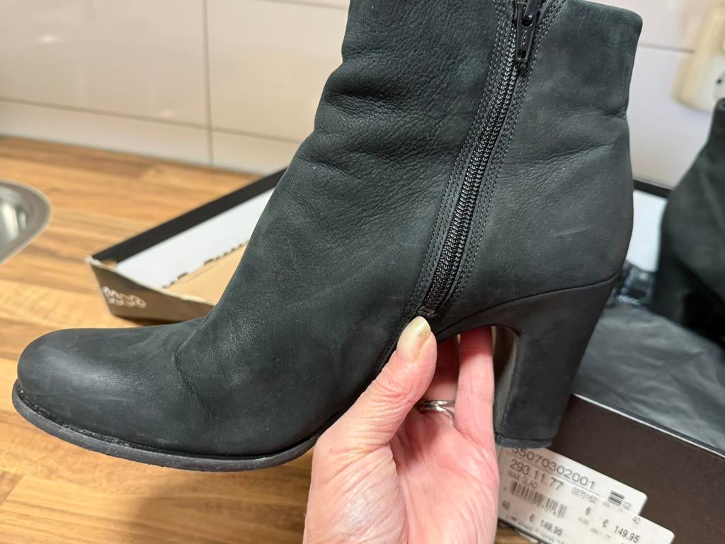 Ecco dames enkellaarsje-zwart, Zwart, Lage of Enkellaarzen, Ophalen of Verzenden, Zo goed als nieuw
