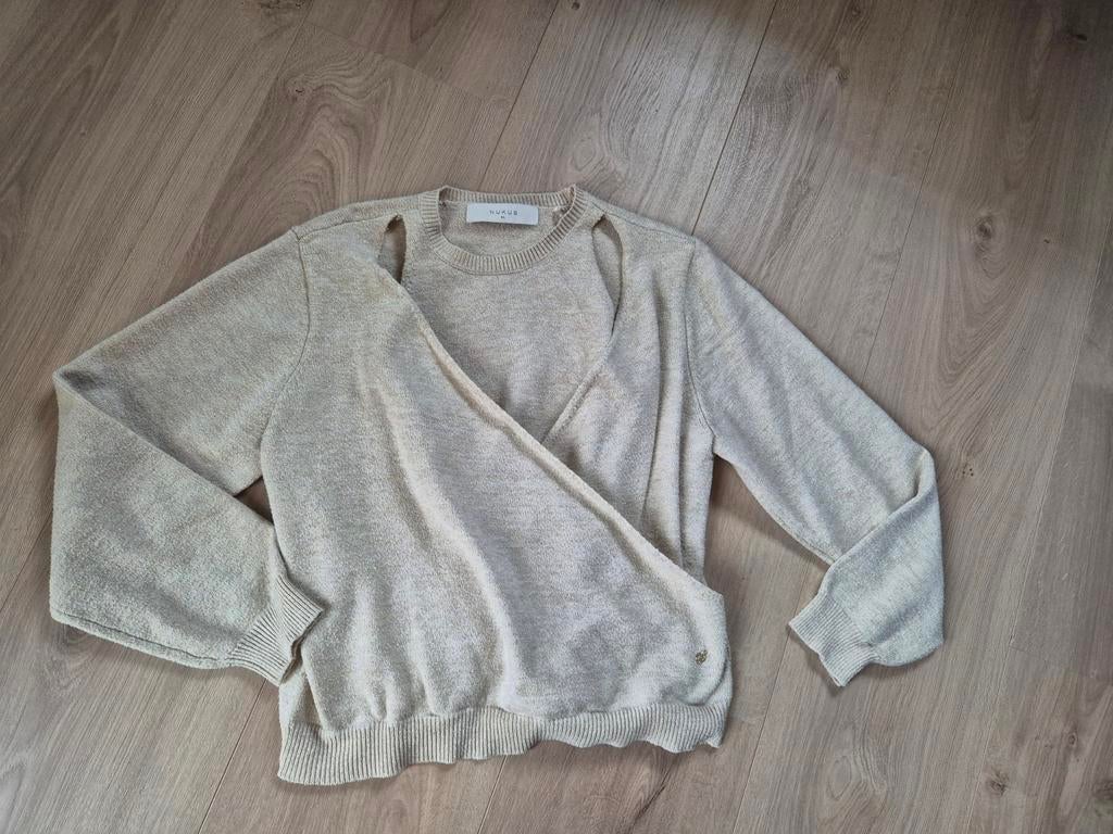 Nukus Trui Maat XL - Nieuwstaat, Beige, Maat 46/48 (XL) of groter, Ophalen of Verzenden, Zo goed als nieuw