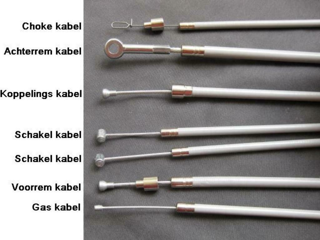 complete kabelset voor Vespa PK50 schakel - ook losse kabels, Ophalen of Verzenden, Nieuw, Kap, Overige merken
