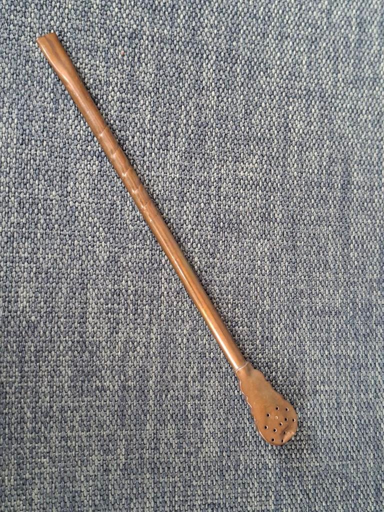 Antieke koperen Bombilla, Antiek en Kunst, Ophalen of Verzenden