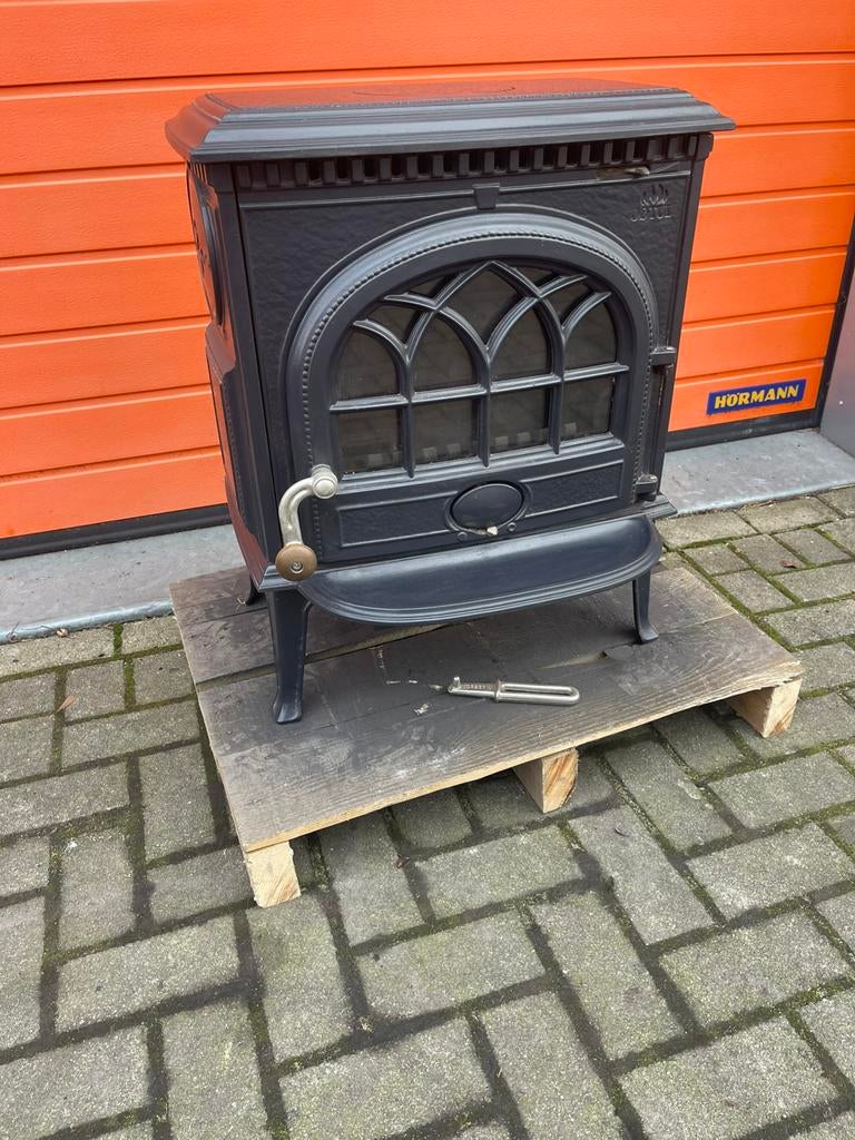 Zeer nette JOTUL  F 3 CB 6 kW blue black emaille