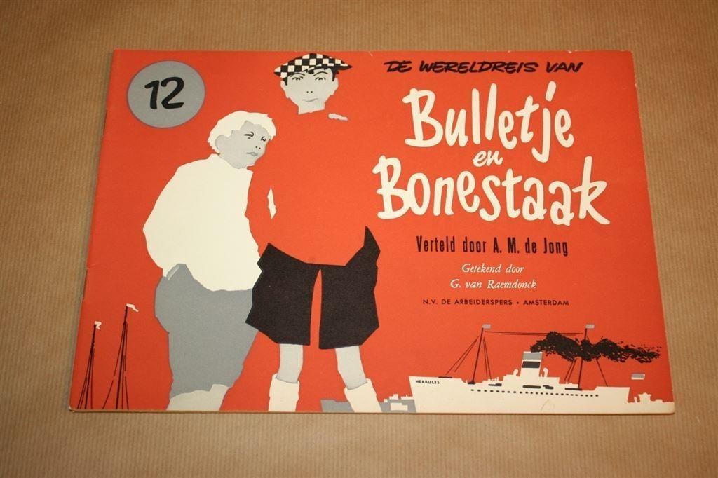 De wereldreis van Bulletje en Bonestaak 12., Eén stripboek, Ophalen of Verzenden, Gelezen