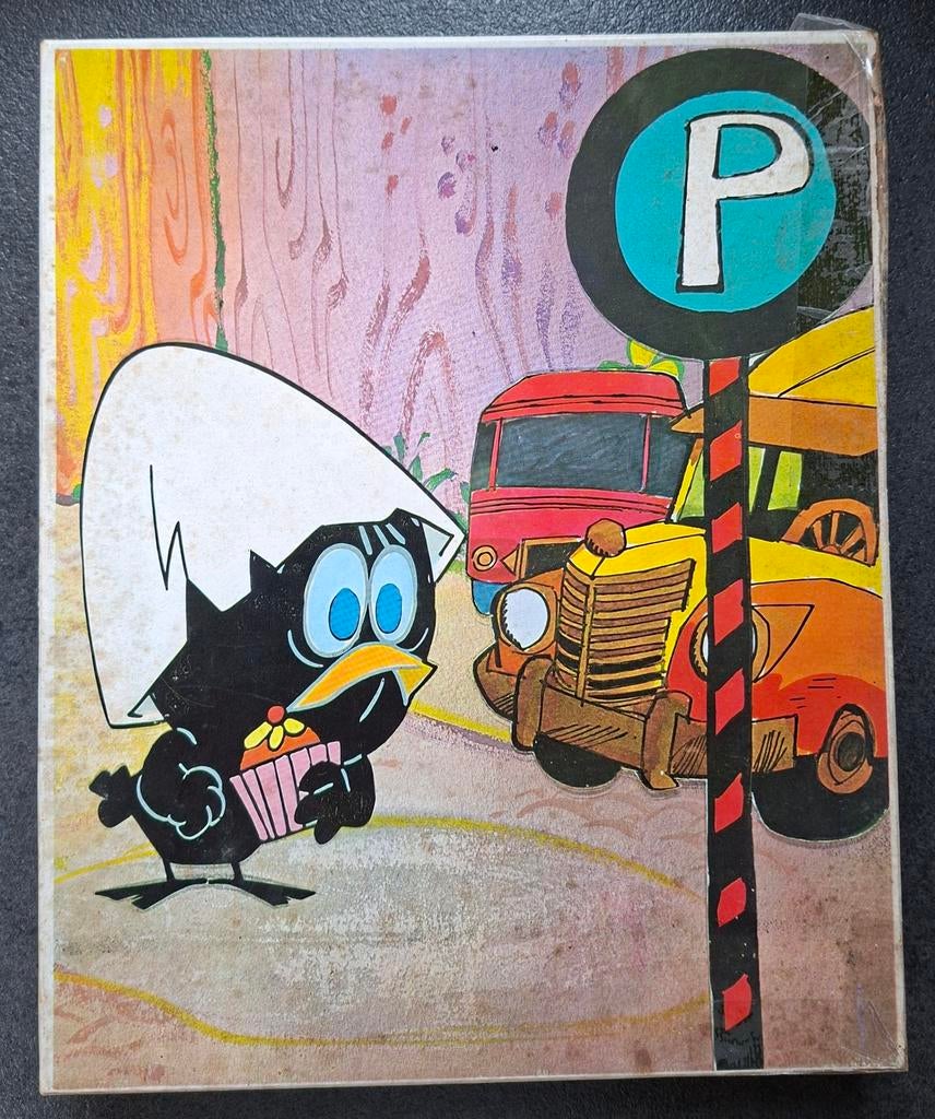 Puzzel Calimero ( 63 stukken) 1972, Ophalen of Verzenden, Gebruikt, Overige typen