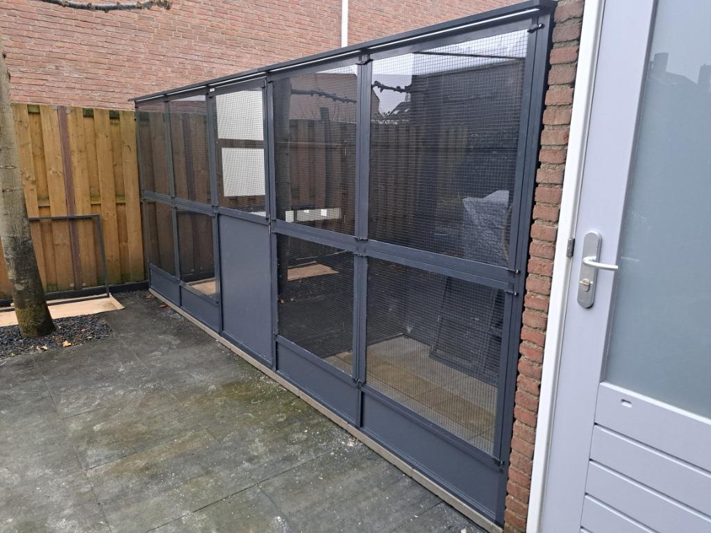Op maat gemaakte volières, voliere panelen., Ophalen, Nieuw, Aluminium, Vogelkooi