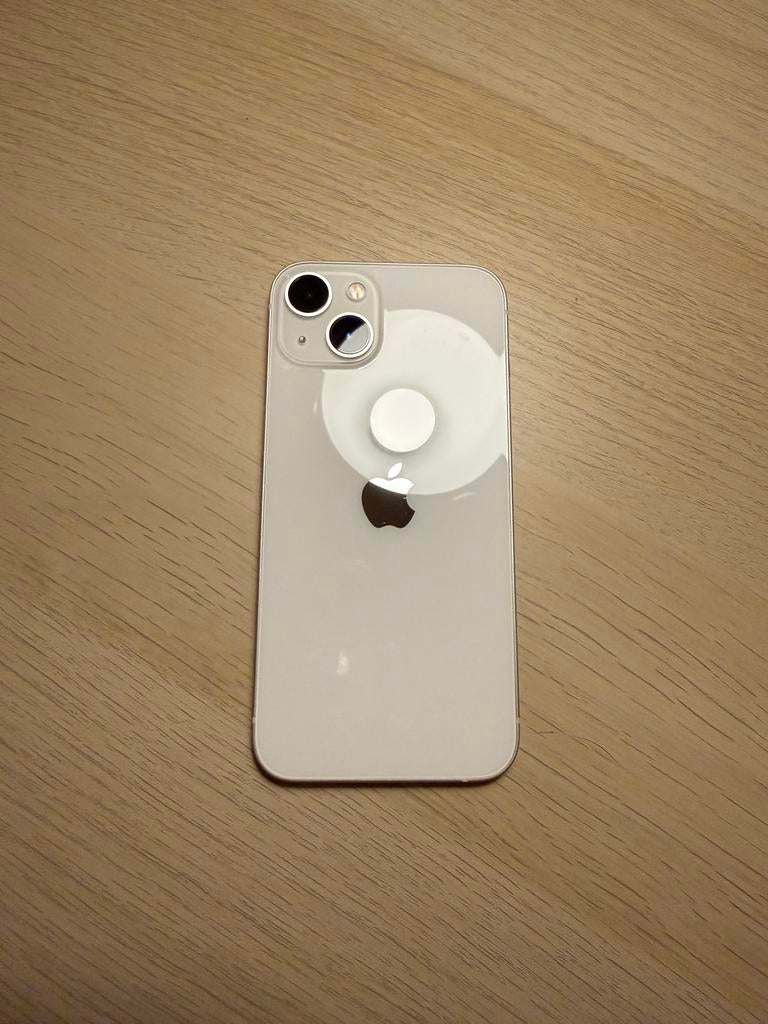 Iphone 13, 256, met hoesjes, Telecommunicatie, Mobiele telefoons | Apple iPhone, 70 %, Wit, IPhone 13, Zo goed als nieuw