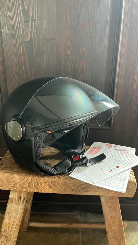 *Zgan Grex nolan bromfiets helm*, Ophalen of Verzenden, Zo goed als nieuw