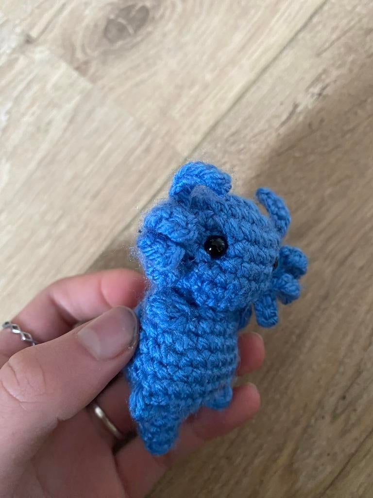Gehaakte Axolotl Knuffel, Ophalen of Verzenden, Nieuw, Haken, Overige typen