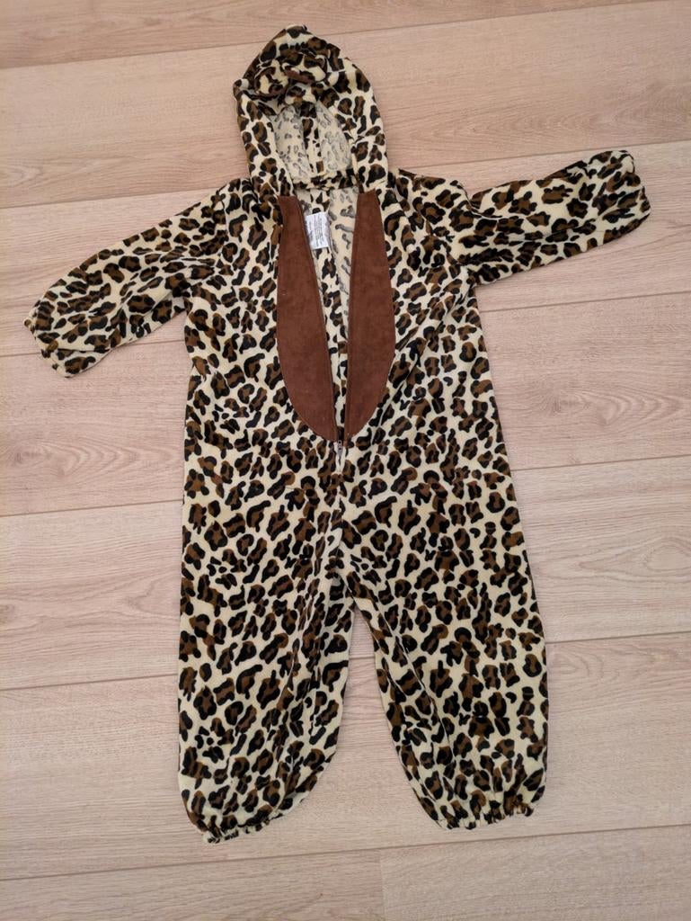 Leuk panter onesie carnavalspak maat 92, Ophalen of Verzenden, Zo goed als nieuw, 104 of kleiner, Jongen of Meisje