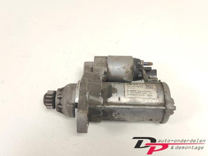 Startmotor van een Volkswagen Golf, Auto-onderdelen, Gebruikt, -, Volkswagen, -