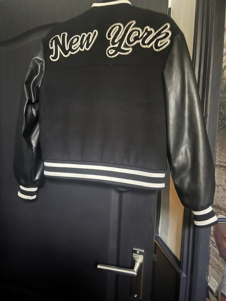 Nikkie bomber, Ophalen of Verzenden, Zo goed als nieuw, Maat 34 (XS) of kleiner, Zwart