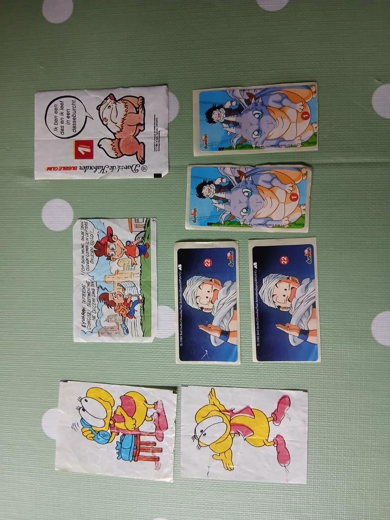 Diverse Kauwgomplaatjes / Stickers, Verzamelen, Stickers, Gebruikt, Strip of Tekenfilm, Ophalen of Verzenden