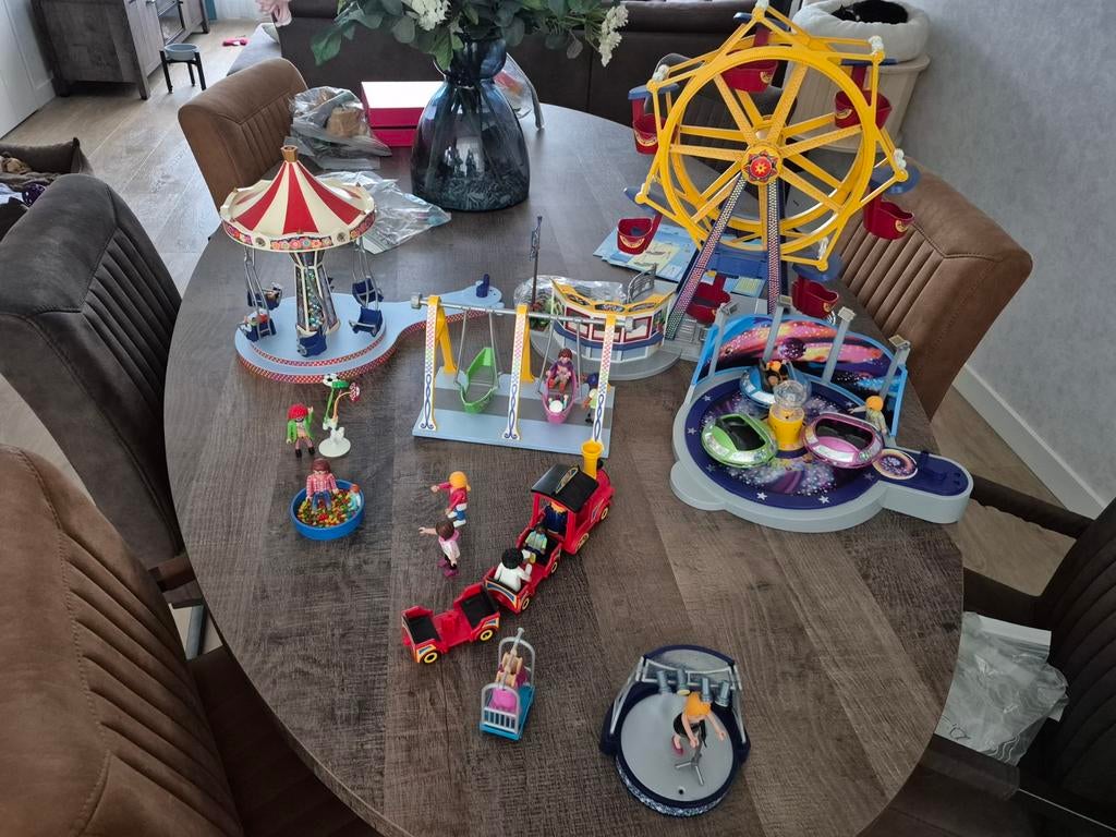 Playmobiel de grote kermis, Ophalen