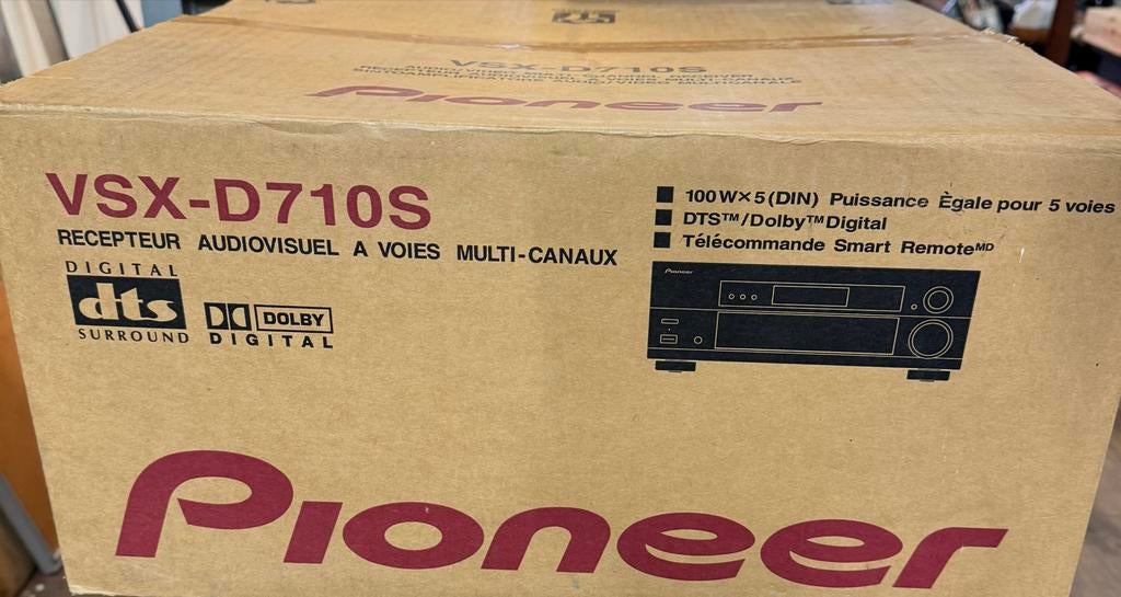 Pioneer VSX-D710S Receiver - Uitstekende staat!, Gebruikt, ., Ophalen of Verzenden, 60 tot 120 watt