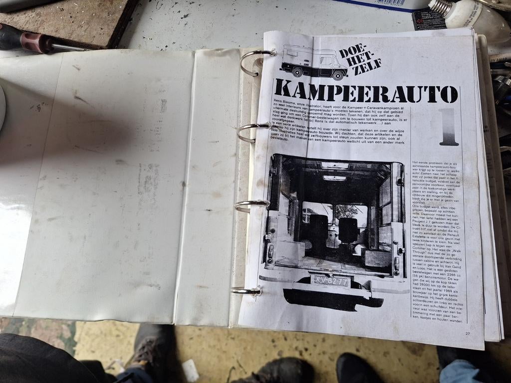 Mercedes hanomag handleiding camper, Ophalen