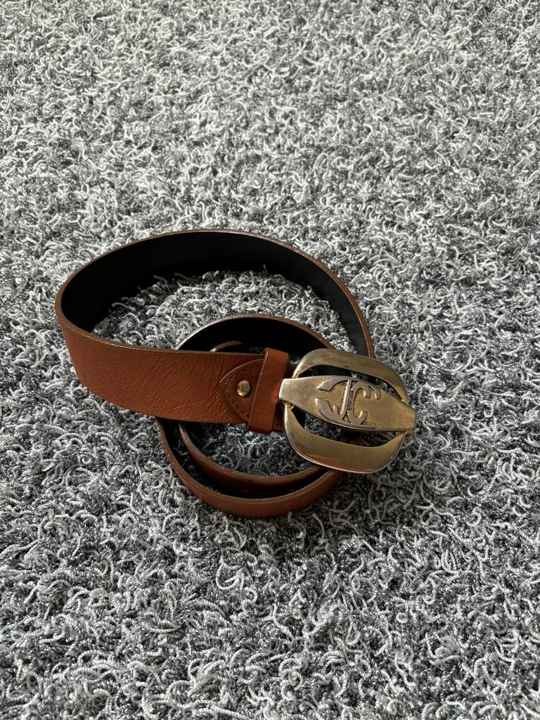 Just cavalli leren riem 90 cm, 80 tot 90 cm, ., Echt leder, Heupriem