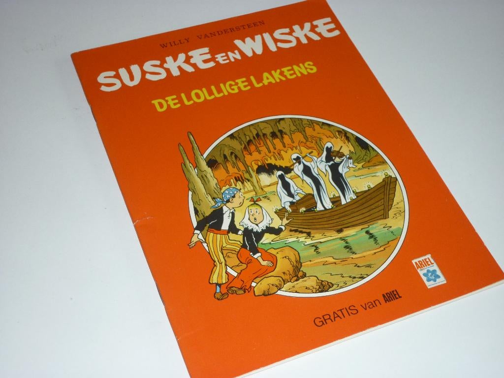 Suske en Wiske: de Lollige Lakens (Ariel), Eén stripboek, Ophalen of Verzenden, Zo goed als nieuw