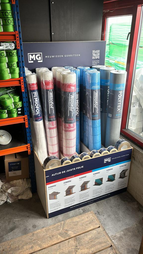 Dampopen - klimaatfolie - dampdichte folie - tapes, Doe-het-zelf en Verbouw, Overige materialen, Nieuw, 15 m² of meer, Ophalen