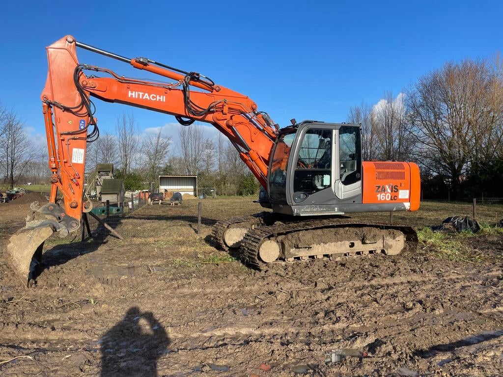 Rupskraan  hitachi ZX160.3 lc en komatsu pc 160, Zakelijke goederen, Machines en Bouw | Kranen en Graafmachines, Ophalen of Verzenden
