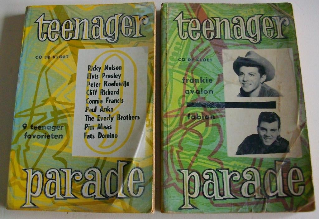 2x Teenager parade boekjes nrs. 2 en 3, Boeken, Ophalen of Verzenden, Gelezen, Artiest, Co de Kloet