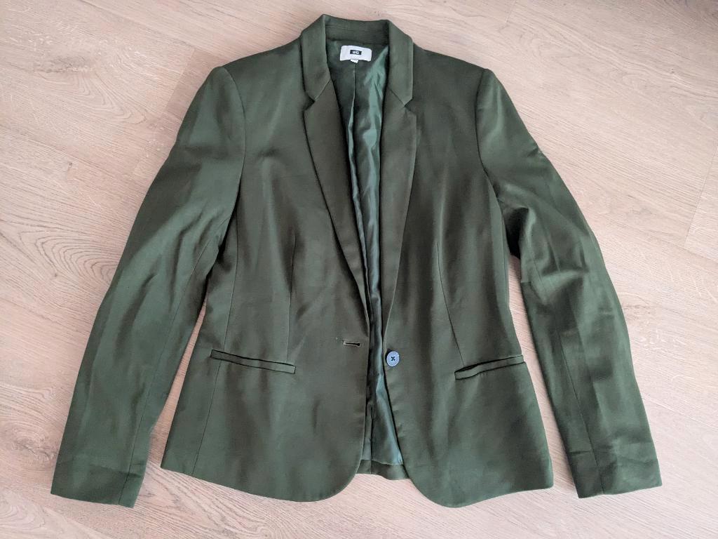 Blazer WE Fashion donkergroen maat L, Ophalen of Verzenden, Zo goed als nieuw, Maat 38/40 (M), Groen