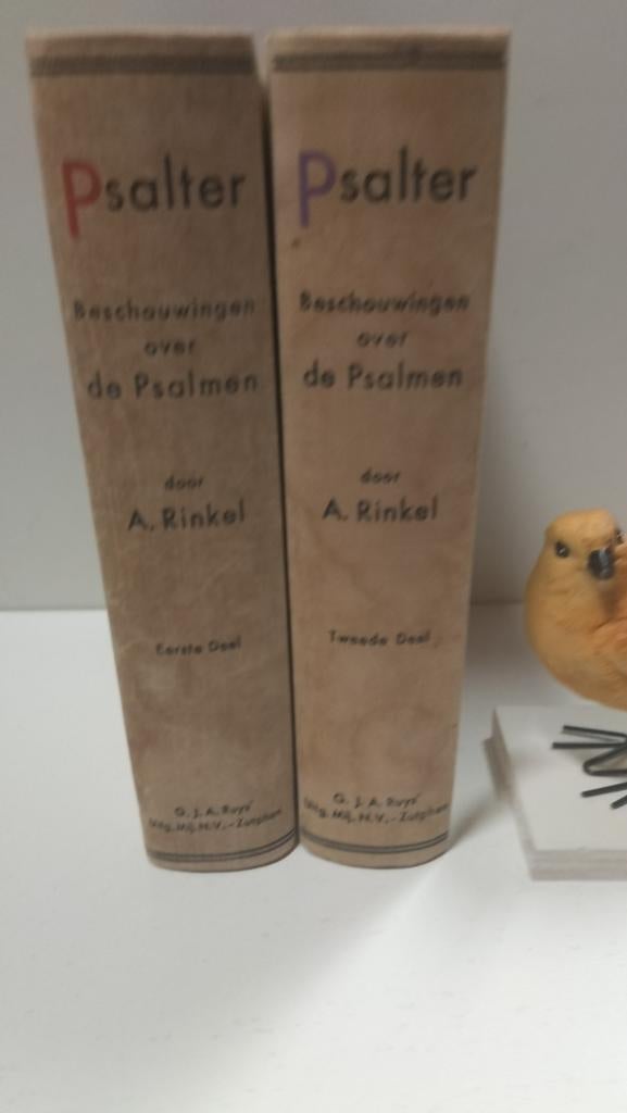 Rinkel, A. ; Psalter deel 1 en 2, Boeken, Ophalen of Verzenden, Gelezen, Christendom | Katholiek