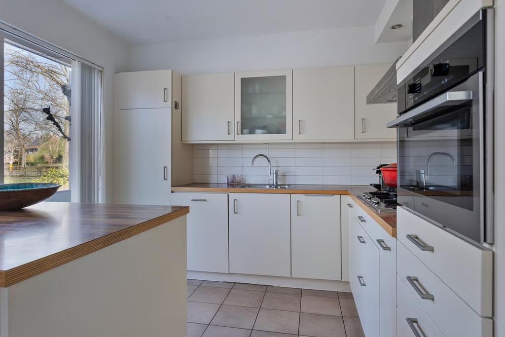 Complete hoekkeuken met inbouwapparatuur, Ophalen, Gebruikt, Hoekkeuken, Hout