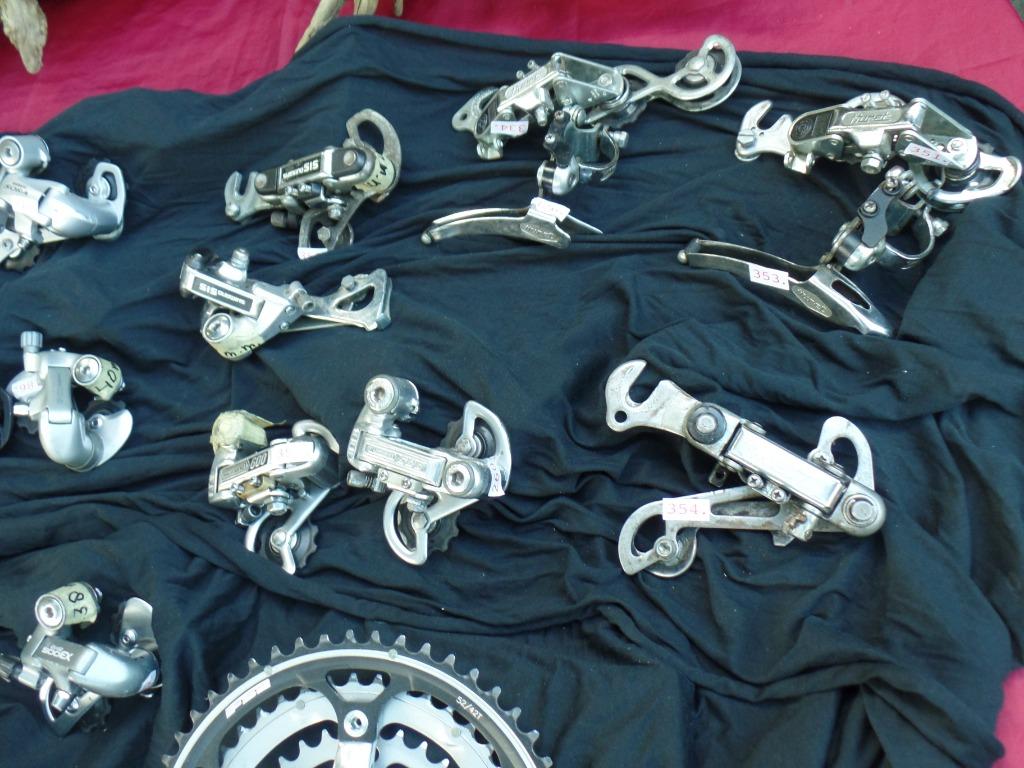 6 en 7 pion's DERAILEURS. ,crank , VOOR ELK AANNEMELIJK BOD, Ophalen, Zo goed als nieuw, Stuur, Cinelli